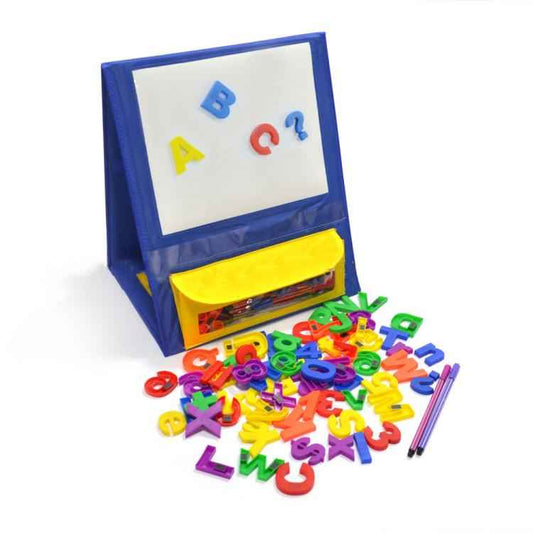 Student Schoolbag Tripod Style Desktop Study Pocket With Erasable Whiteboard For Memorizing Words