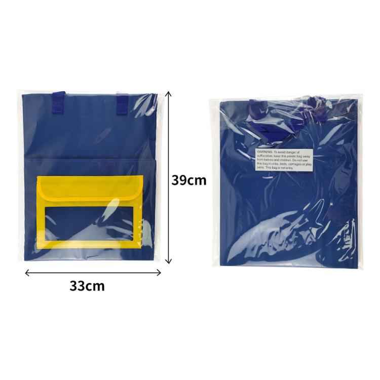 Student Schoolbag Tripod Style Desktop Study Pocket With Erasable Whiteboard For Memorizing Words