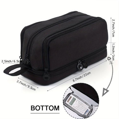 Angoo Student Four-Layer Waterproof Wear-Resistant Pencil Case - Shello's Creative Boutique