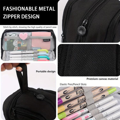Angoo Student Four-Layer Waterproof Wear-Resistant Pencil Case - Shello's Creative Boutique