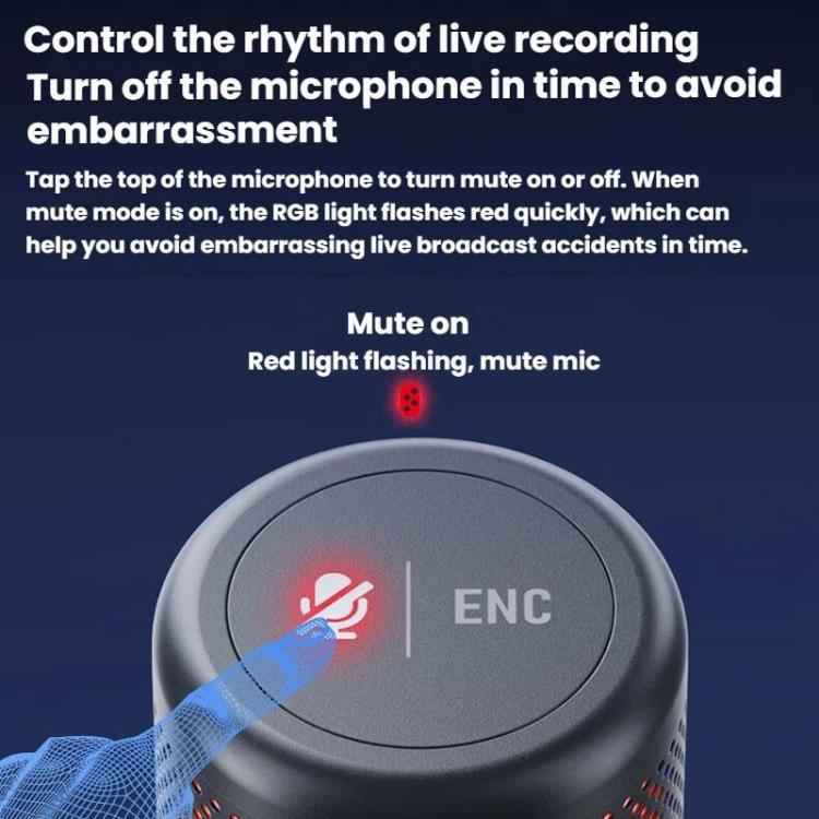 Condenser Microphone Computer Phone Recording Video Live Receiving Noise Reduction USB Mic