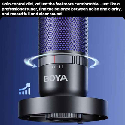 Condenser Microphone Computer Phone Recording Video Live Receiving Noise Reduction USB Mic