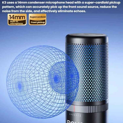 Condenser Microphone Computer Phone Recording Video Live Receiving Noise Reduction USB Mic