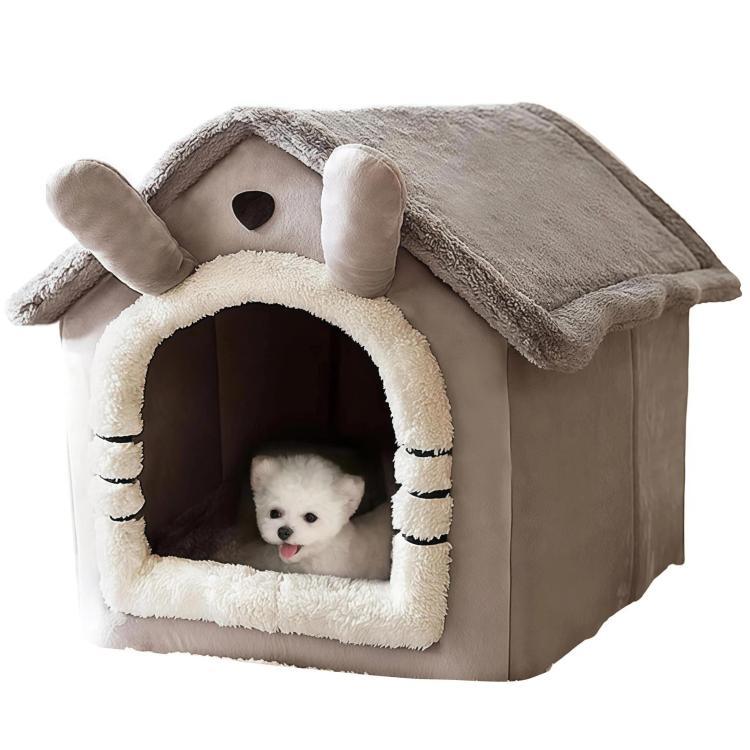 Enclosed Cat Bed - Washable Warm Cave Style Pet House All Seasons - Shello's Creative Boutique