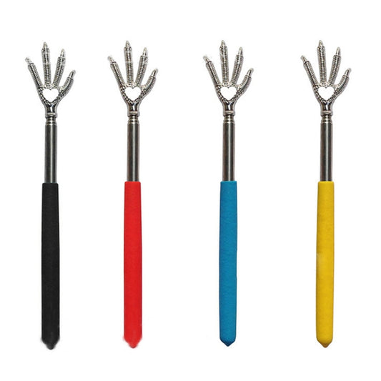Practical Handy Stainless Telescopic Pocket Scratching Massage Kit Bear claw back scratcher(Color Random delivery) - Shello's Creative Boutique