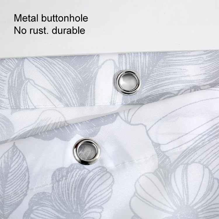 Butterfly Waterproof Polyester Shower Washable Bathroom Curtains - Shello's Creative Boutique