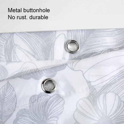 Butterfly Waterproof Polyester Shower Washable Bathroom Curtains - Shello's Creative Boutique