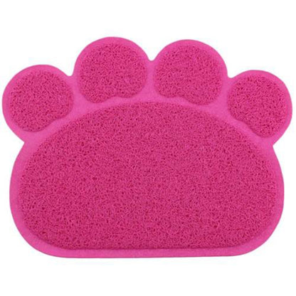 PVC Claw Shaped Cat Litter Mat Pet Placemat Anti-skid Floor Mat Pet Supplies