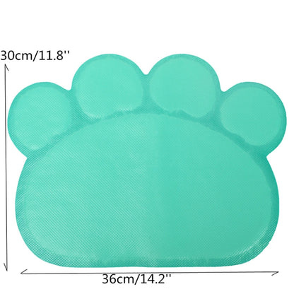 PVC Claw Shaped Cat Litter Mat Pet Placemat Anti-skid Floor Mat Pet Supplies