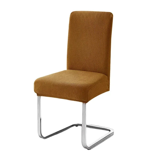Thickened Jacquard Chair Covers Backrest Adjustable Seat Covers Stretch Spandex Dining Room Table Extenble Chairs Pad Case 2024 eprolo