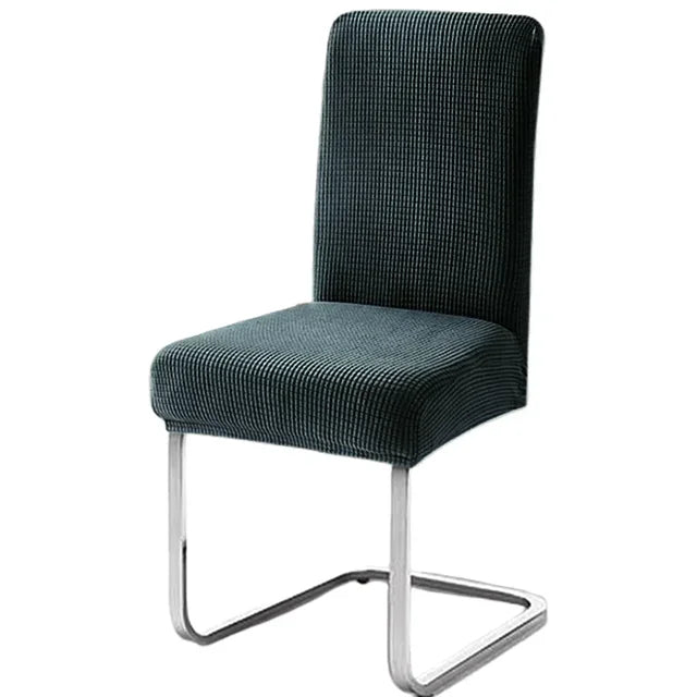 Thickened Jacquard Chair Covers Backrest Adjustable Seat Covers Stretch Spandex Dining Room Table Extenble Chairs Pad Case 2024 eprolo