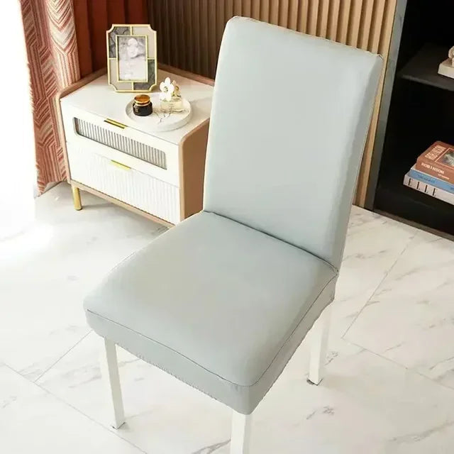 Thickened Waterproof and Anti-fouling Dining Chair Cover Leather All-inclusive Home Restaurant Chair Covers Technology Cloth eprolo