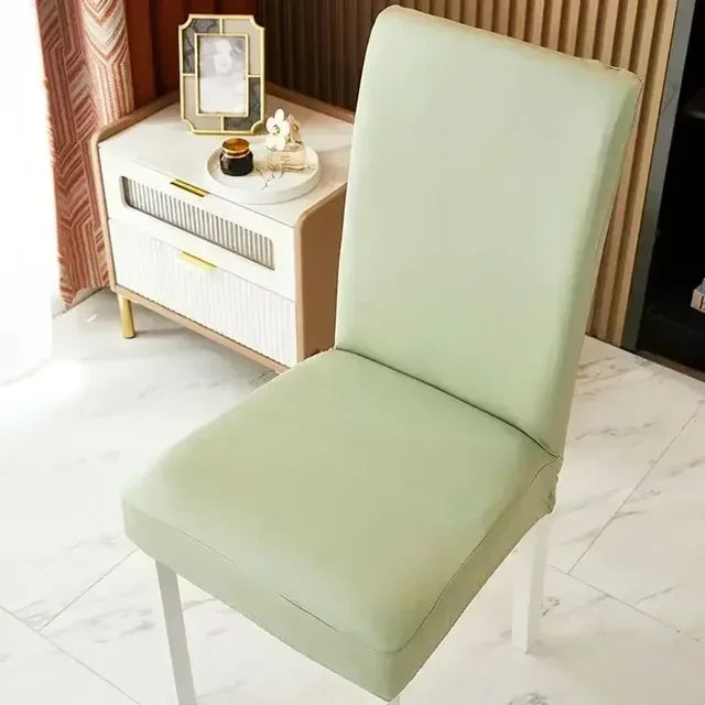 Thickened Waterproof and Anti-fouling Dining Chair Cover Leather All-inclusive Home Restaurant Chair Covers Technology Cloth eprolo
