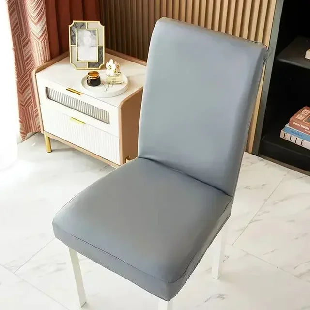 Thickened Waterproof and Anti-fouling Dining Chair Cover Leather All-inclusive Home Restaurant Chair Covers Technology Cloth eprolo
