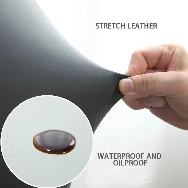 Thickened Waterproof and Anti-fouling Dining Chair Cover Leather All-inclusive Home Restaurant Chair Covers Technology Cloth eprolo