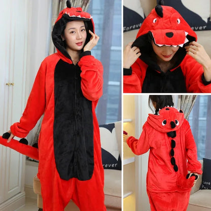Totoro Panda Onesie - Cartoon Animal Pajamas Kids & Adults - Shello's Creative Boutique