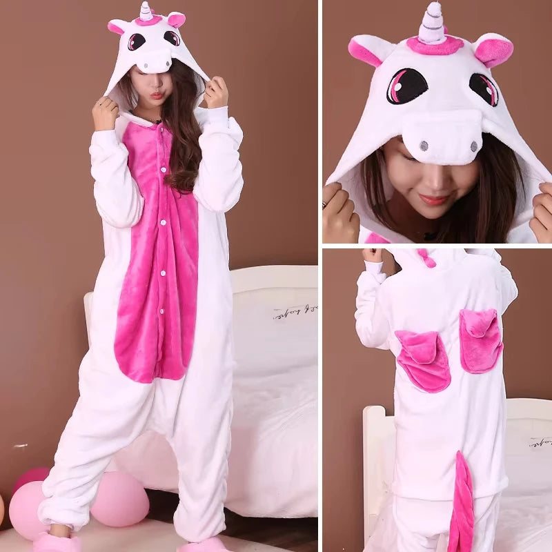 Totoro Panda Cartoon Onesies Kids Children Animal Pajamas Jumpsuits Women Men Sleepwear Onepiece Anime Cosplay Costumes eprolo