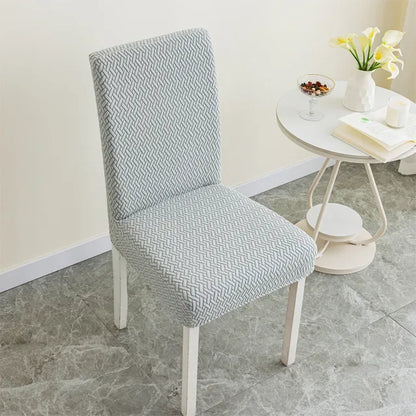 Twill Jacquard Dining Chair Cover – Elegant Protection for Your Furniture - Shello's Creative Boutique