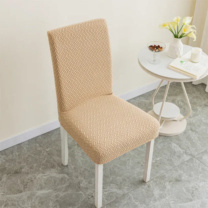 Twill Jacquard Dining Chair Cover – Elegant Protection for Your Furniture - Shello's Creative Boutique