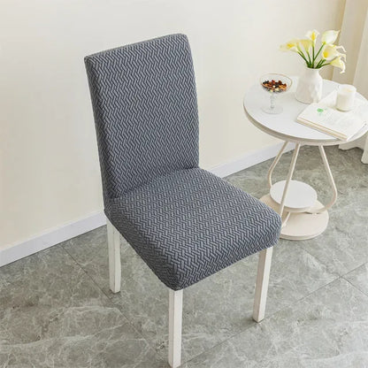 Twill Jacquard Dining Chair Cover – Elegant Protection for Your Furniture - Shello's Creative Boutique