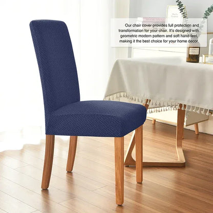 Twill Jacquard Dining Chair Cover – Elegant Protection for Your Furniture - Shello's Creative Boutique