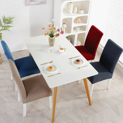 Twill Jacquard Dining Chair Cover – Elegant Protection for Your Furniture - Shello's Creative Boutique