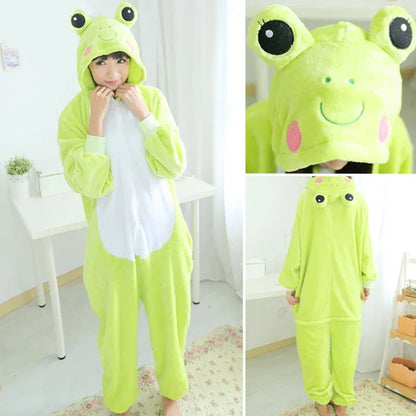 Unisex Adult Onesie Pajamas Bear Cat Animal One Piece Jumpsuits - Shello's Creative Boutique