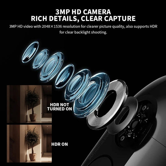 Xiaomi Smart Cat Eye 2 HDR 5 inch 3MP HD Camera 180 Degree Wide Angle Lens 940nm Infrared Night Vision Intercom Doorbell, Smart Cat Eye 2 SUNSKY