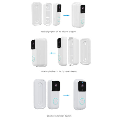 Anytek B60 720P Smart WiFi Video Visual Doorbell, Support APP Remote & PIR Detection & TF Card SUNSKY