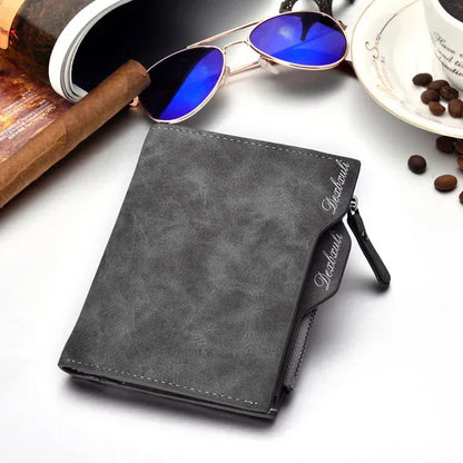 Wallet Men Soft Leather wallet with removable card slots multifunction men wallet purse male clutch top quality ! - Shello's Creative Boutique