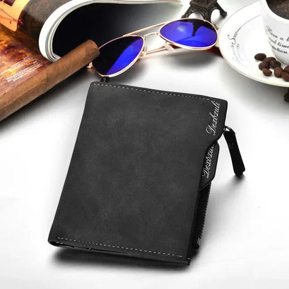 Wallet Men Soft Leather wallet with removable card slots multifunction men wallet purse male clutch top quality ! - Shello's Creative Boutique