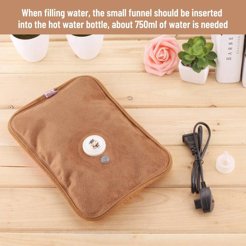 Winter Hand Warmer Electric Heat Water Bottle Hot-water Heater Bag Rechargeable Explosion-proof Heating Pad 24BD eprolo