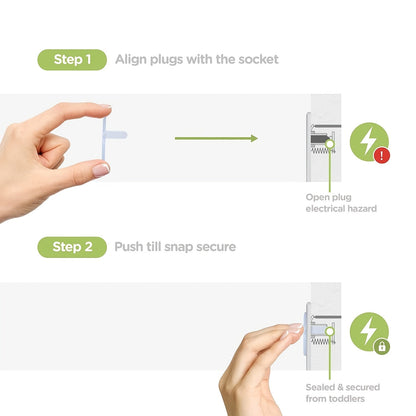 10pcs Outlet Covers, Baby Proofing Safety Child Secure Electric Plug Protectors, With Hidden Handle Square Socket Covers, For Electrical Outlets Baby Safety Plug Covers, For Kids Toddler Protection, Christmas, Halloween, Than Shello's Creative Boutique