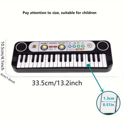 37-Key Electronic Piano for Kids - Beginner Keyboard Musical Toy Ages 3+