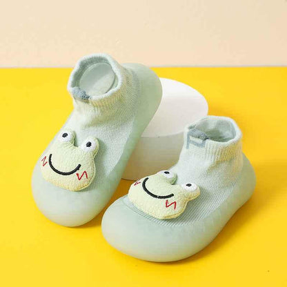 Baby Non-Slip Cotton Floor Socks - Soft Breathable Socks with Cartoon Designs - Shello's Creative Boutique