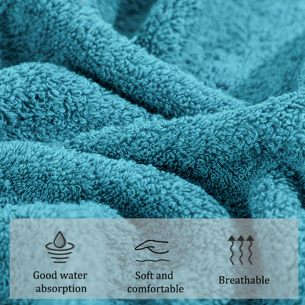 Bath Towel Set - Cotton Blend, Absorbent & Soft