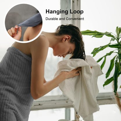 16 Piece Microfiber Bath Towel Set - Quick-Dry & Absorbent