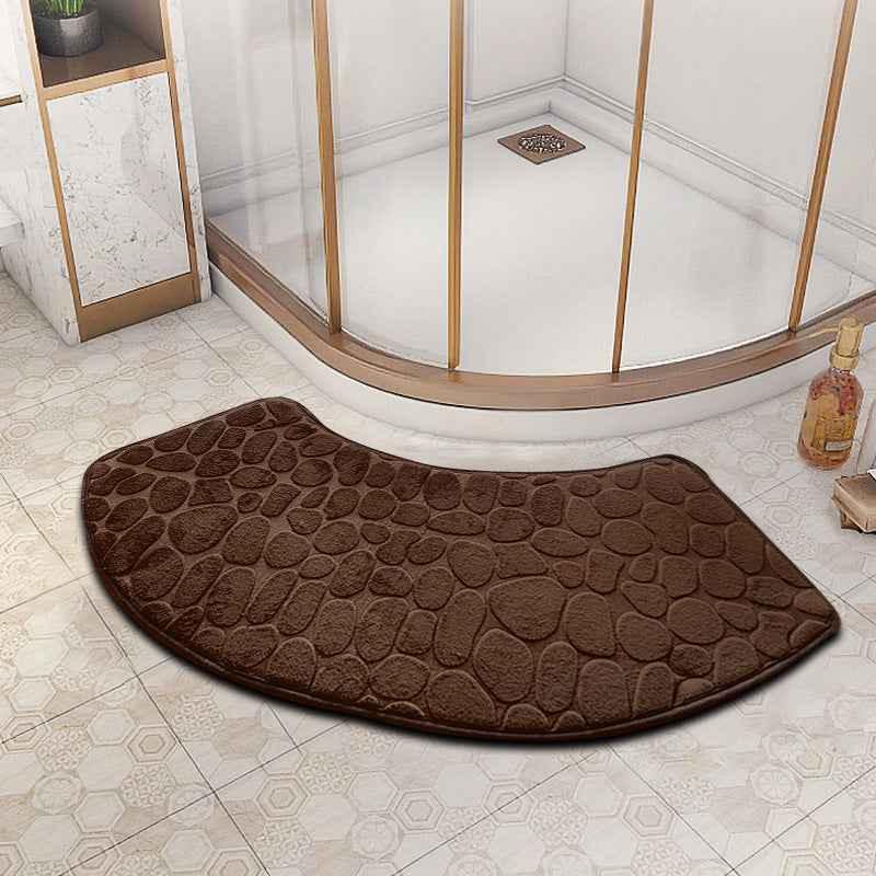 fan-shaped bathroom floor mat - Shello's Creative Boutique