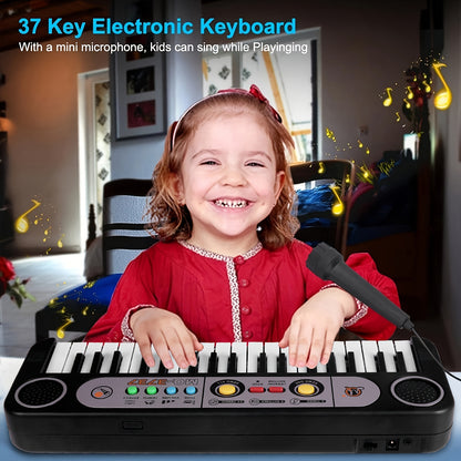 37-Key Electronic Piano for Kids - Beginner Keyboard Musical Toy Ages 3+