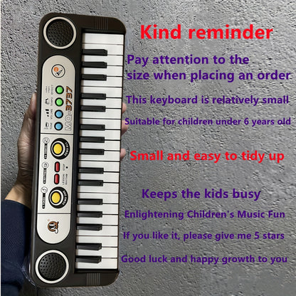 37-Key Electronic Piano for Kids - Beginner Keyboard Musical Toy Ages 3+