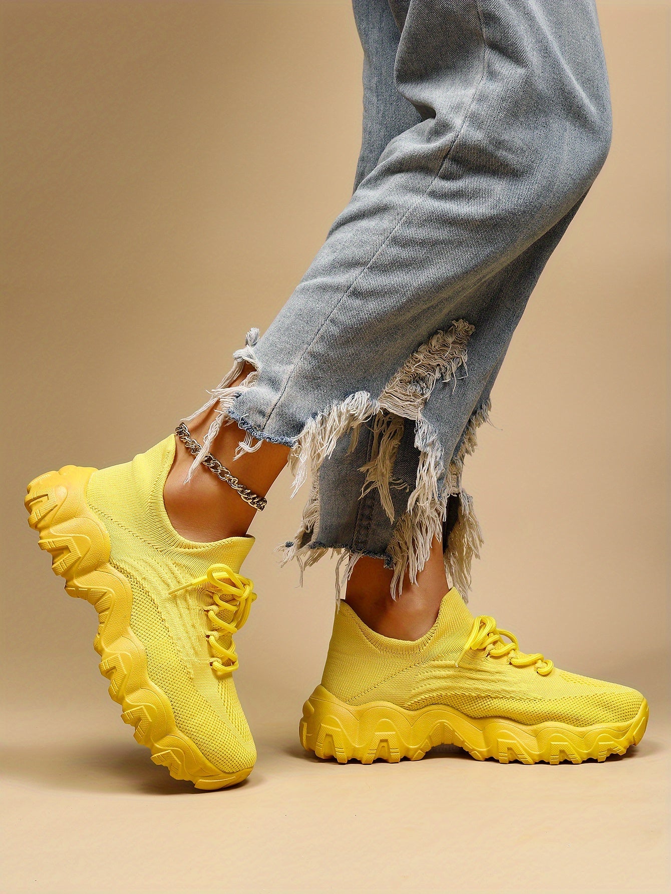 Women'S Casual Sports Sneakers, Striped Low Top Slip-On Shoes with Round Toe, Non-Slip Rubber Sole, Fabric Upper & Inner, All-Season Spring Footwear Shello's Creative Boutique