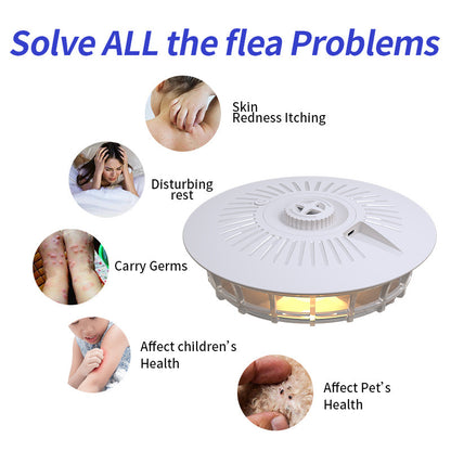 Multifunctional Flea Trap Lamp - Indoor & Outdoor Pest Control
