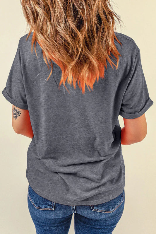 Gray FOREVER CHASING SUNSETS Graphic Summer T Shirt - Shello's Creative Boutique