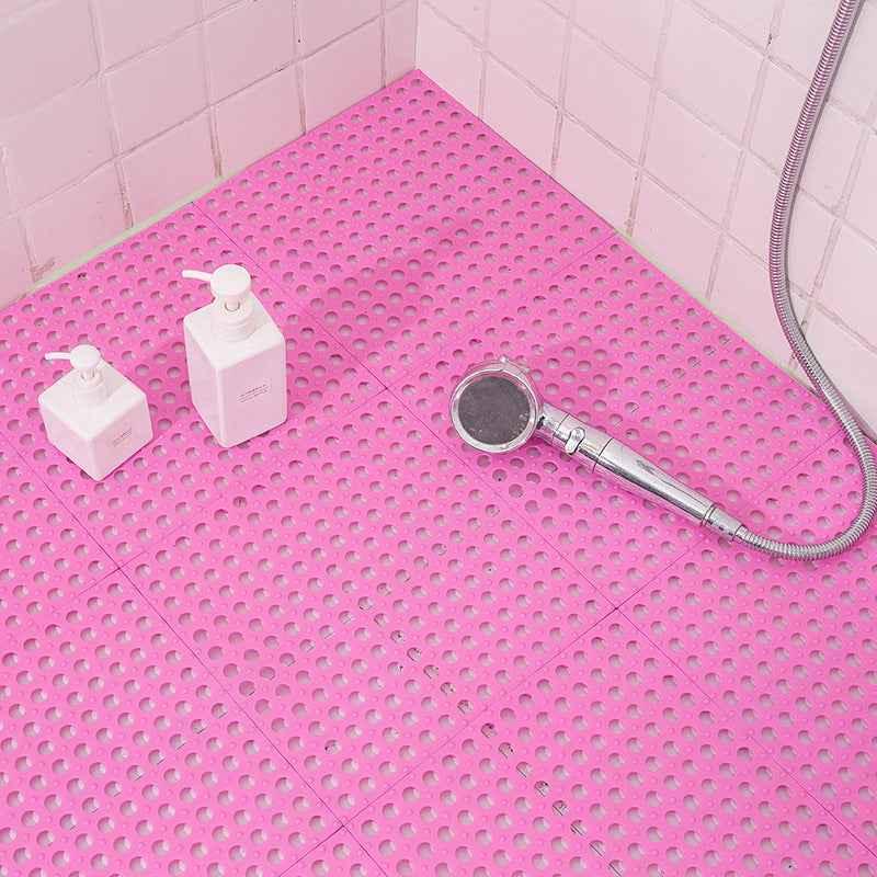 Modular Interlocking Bath Mat - Non-Slip Waterproof TPR Floor Tiles 30x30cm - Shello's Creative Boutique