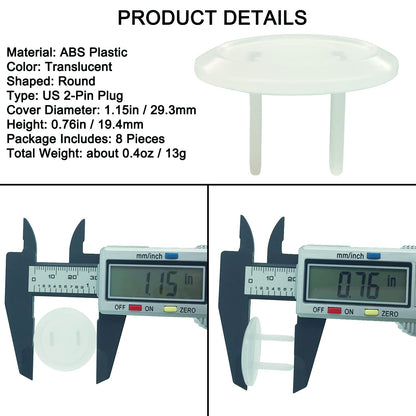 10pcs Outlet Covers, Baby Proofing Safety Child Secure Electric Plug Protectors, With Hidden Handle Square Socket Covers, For Electrical Outlets Baby Safety Plug Covers, For Kids Toddler Protection, Christmas, Halloween, Than Shello's Creative Boutique