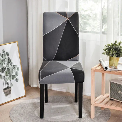 boho pattern printed stretch chair cover for dining room office banquet chair protector elastic material armchair cover - Shello's Creative Boutique