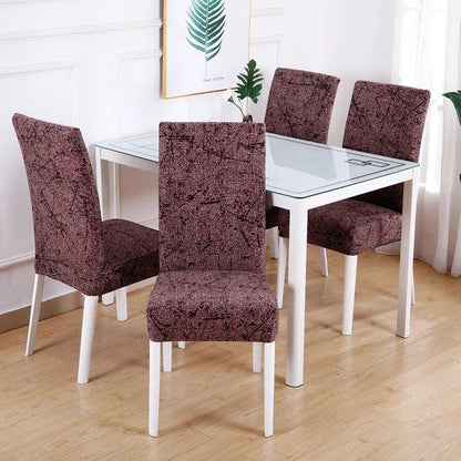 boho pattern printed stretch chair cover for dining room office banquet chair protector elastic material armchair cover - Shello's Creative Boutique