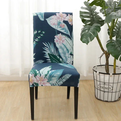 boho pattern printed stretch chair cover for dining room office banquet chair protector elastic material armchair cover - Shello's Creative Boutique