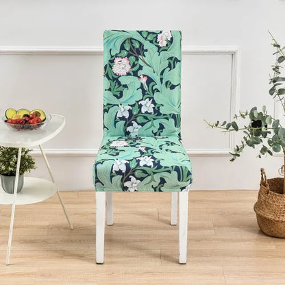boho pattern printed stretch chair cover for dining room office banquet chair protector elastic material armchair cover - Shello's Creative Boutique