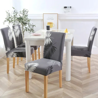 boho pattern printed stretch chair cover for dining room office banquet chair protector elastic material armchair cover - Shello's Creative Boutique